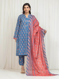 edenrobe Allure Lawn Unstitched Printed 3Pc Suit EWU6A1-36756