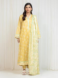 edenrobe Allure Lawn Unstitched Printed 3Pc Suit EWU6A1-36757