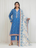 edenrobe Allure Lawn Unstitched Printed 3Pc Suit EWU6A1-36760