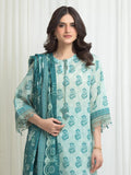 edenrobe Allure Lawn Unstitched Printed 3Pc Suit EWU6A1-36761