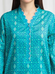 edenrobe Allure Lawn Unstitched Printed 3Pc Suit EWU6A1-36762