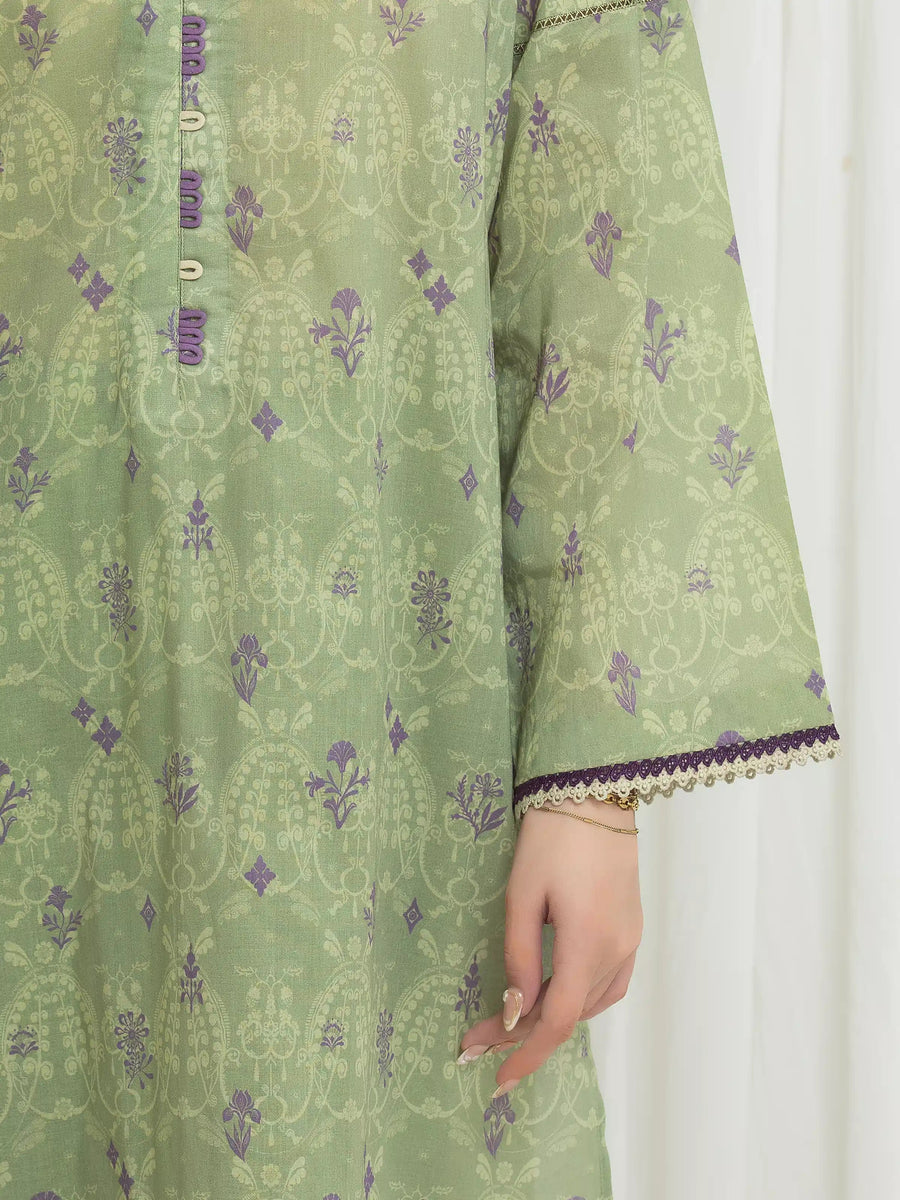 edenrobe Allure Lawn Unstitched Printed 3Pc Suit EWU6A1-36763