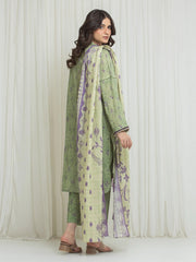 edenrobe Allure Lawn Unstitched Printed 3Pc Suit EWU6A1-36763
