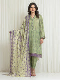 edenrobe Allure Lawn Unstitched Printed 3Pc Suit EWU6A1-36763