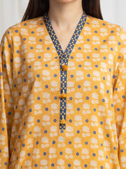edenrobe Allure Lawn Unstitched Printed 3Pc Suit EWU6A1-36767