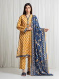 edenrobe Allure Lawn Unstitched Printed 3Pc Suit EWU6A1-36767