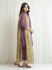 edenrobe Allure Lawn Unstitched Printed 3Pc Suit EWU6A1-36769
