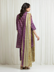 edenrobe Allure Lawn Unstitched Printed 3Pc Suit EWU6A1-36769
