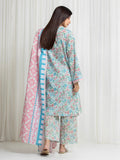 edenrobe Allure Lawn Unstitched Printed 3Pc Suit EWU6A1-36771