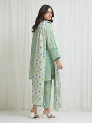 edenrobe Allure Lawn Unstitched Printed 3Pc Suit EWU6A1-36772