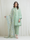 edenrobe Allure Lawn Unstitched Printed 3Pc Suit EWU6A1-36772