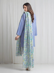 edenrobe Allure Lawn Unstitched Printed 3Pc Suit EWU6A1-36773