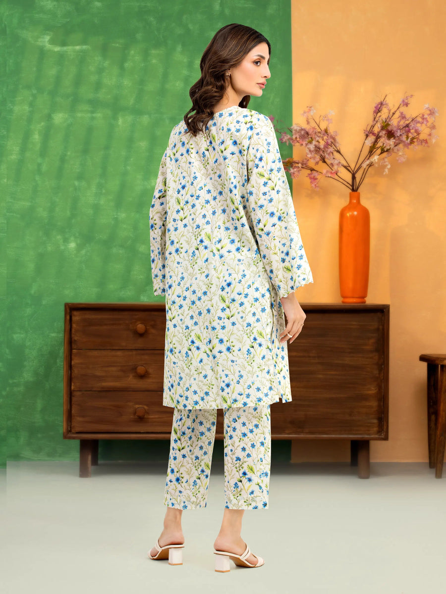 edenrobe Allure Lawn Unstitched Printed 2Pc Suit EWU6A1-36802ST