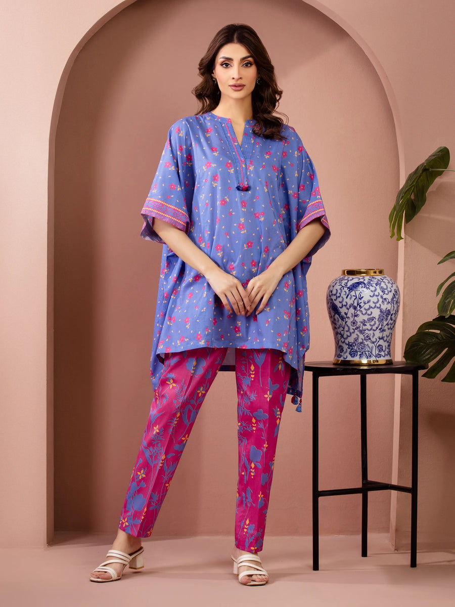 edenrobe Allure Lawn Unstitched Printed 2Pc Suit EWU6A1-36805ST