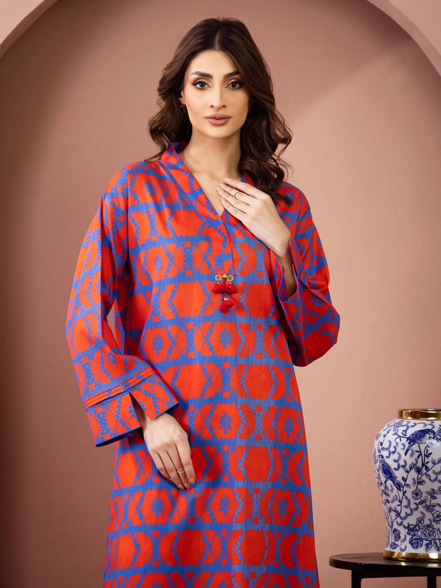 edenrobe Allure Lawn Unstitched Printed 2Pc Suit EWU6A1-36807ST