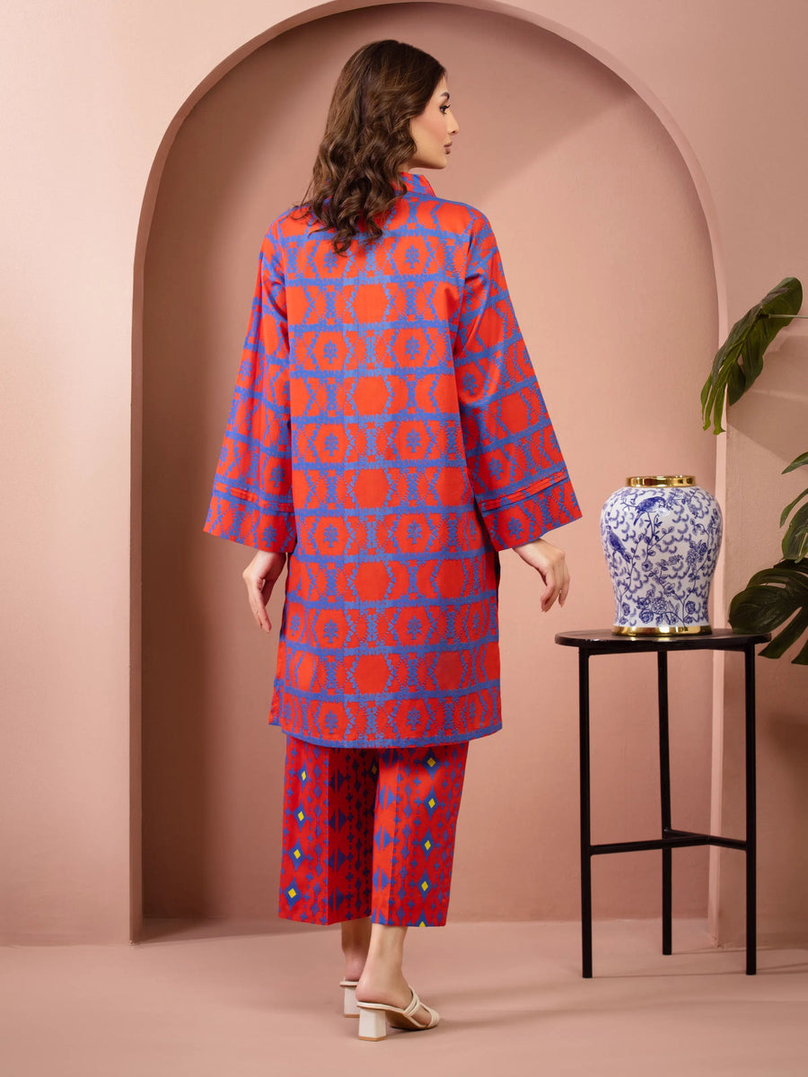 edenrobe Allure Lawn Unstitched Printed 2Pc Suit EWU6A1-36807ST