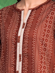 edenrobe Allure Lawn Unstitched Printed 2Pc Suit EWU6A1-36808ST
