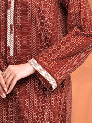 edenrobe Allure Lawn Unstitched Printed 2Pc Suit EWU6A1-36808ST