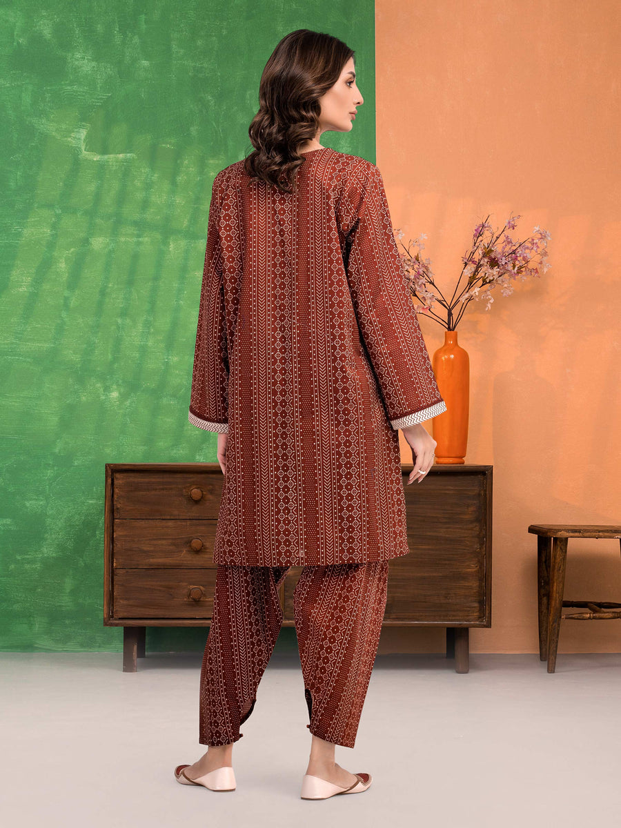 edenrobe Allure Lawn Unstitched Printed 2Pc Suit EWU6A1-36808ST