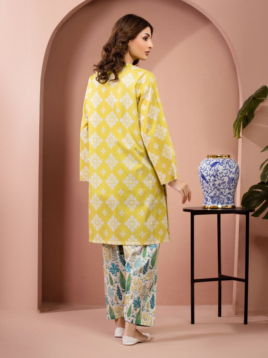 edenrobe Allure Lawn Unstitched Printed 2Pc Suit EWU6A1-36809ST