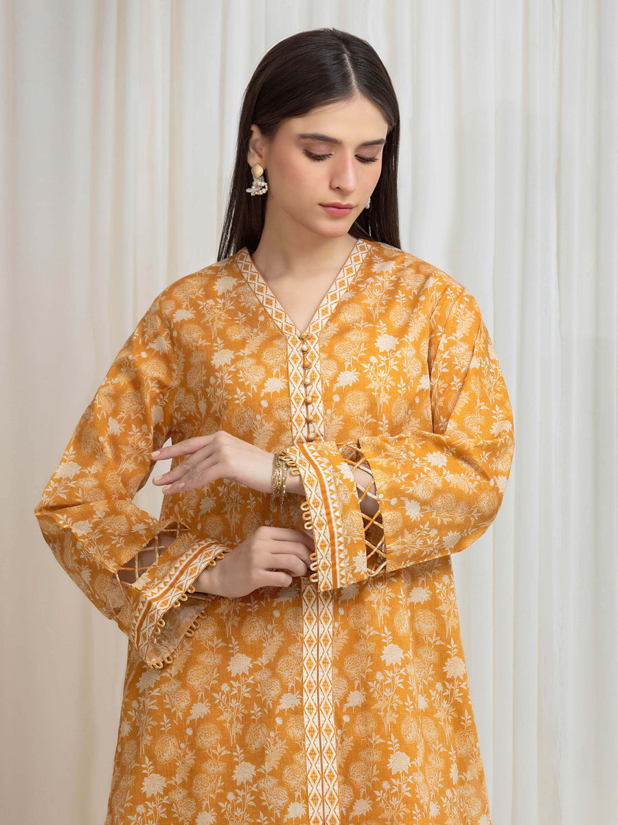 edenrobe Allure Lawn Unstitched Printed 2Pc Suit EWU6A1-36810ST