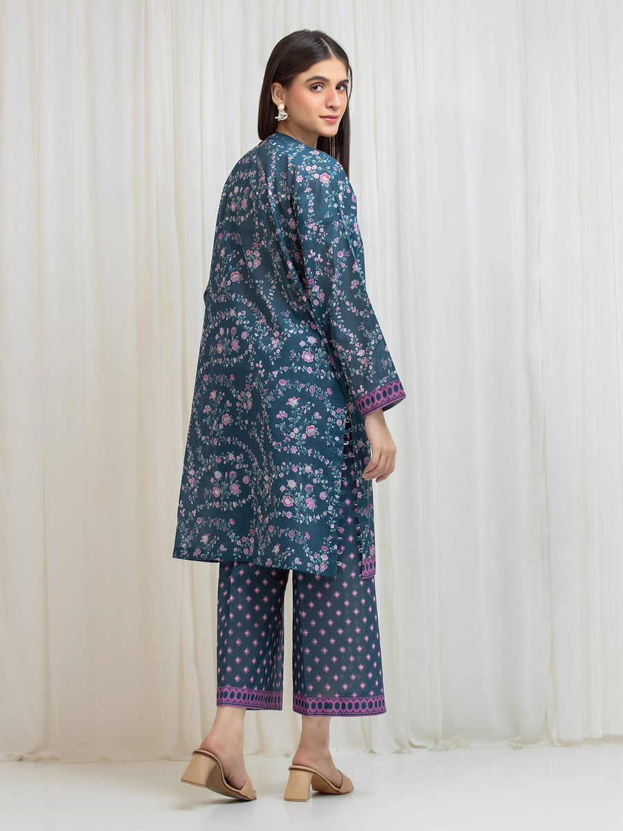 edenrobe Allure Lawn Unstitched Printed 2Pc Suit EWU6A1-36811ST