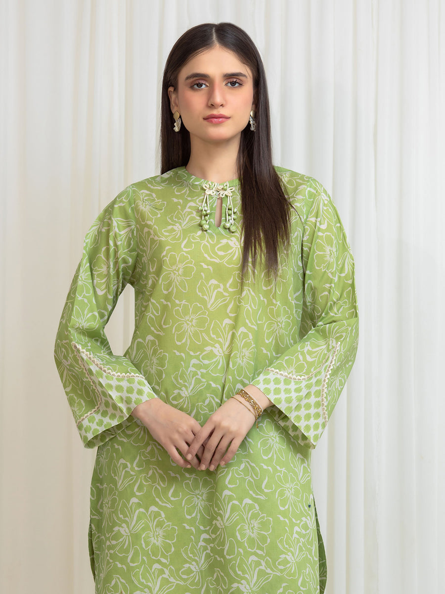 edenrobe Allure Lawn Unstitched Printed 2Pc Suit EWU6A1-36812ST