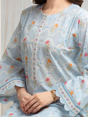 edenrobe Allure Lawn Unstitched Printed 2Pc Suit EWU6A1-36813ST