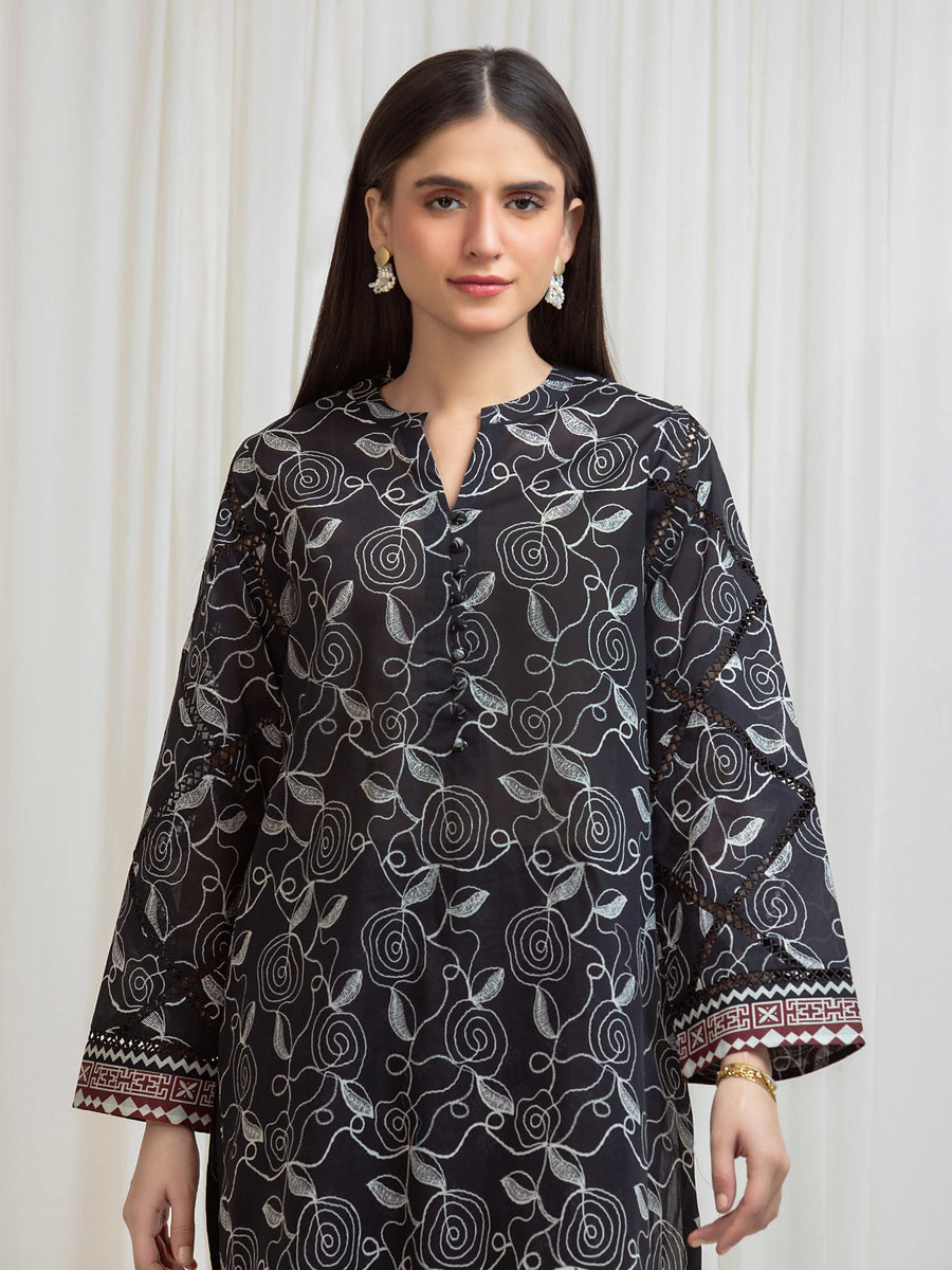 edenrobe Allure Lawn Unstitched Printed 2Pc Suit EWU6A1-36815ST