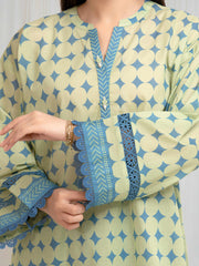 edenrobe Allure Lawn Unstitched Printed 2Pc Suit EWU6A1-36818ST