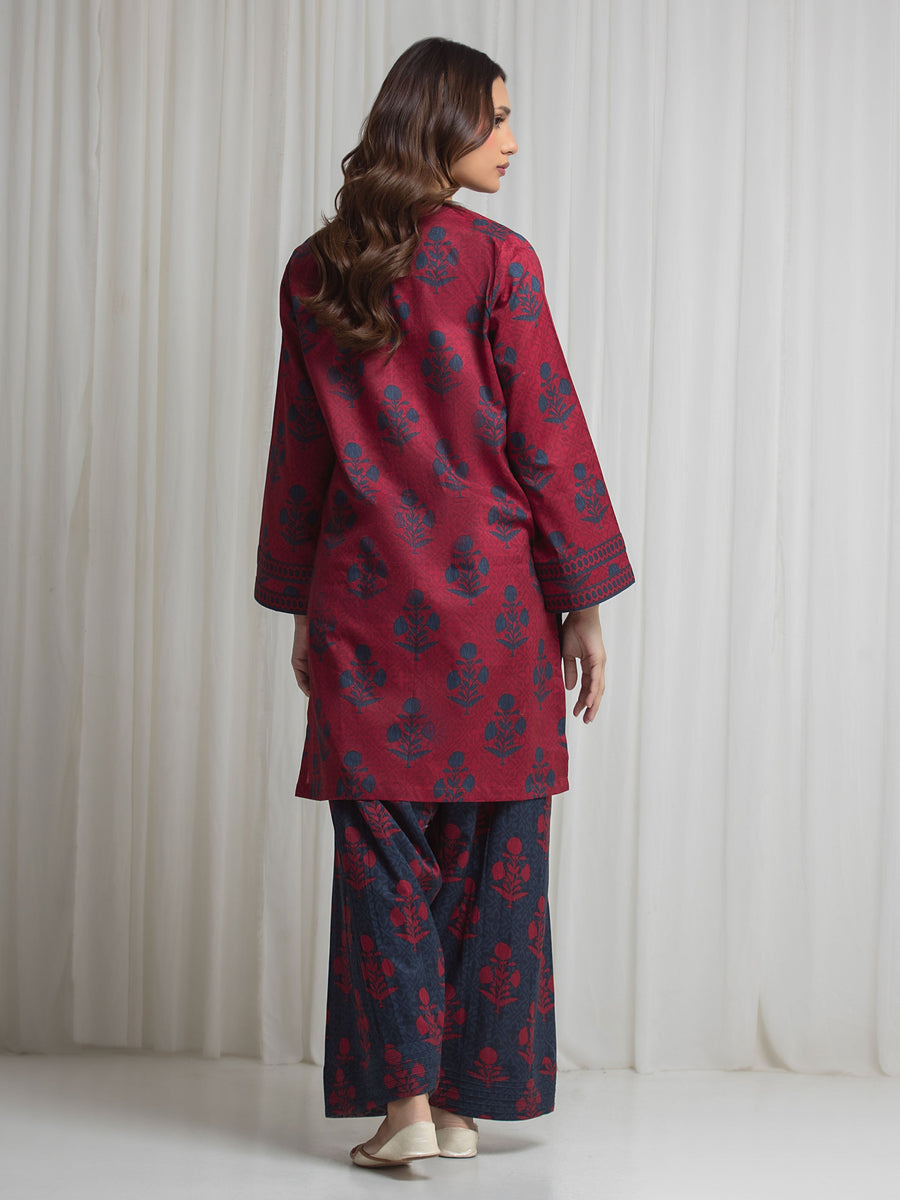 edenrobe Allure Lawn Unstitched Printed 2Pc Suit EWU6A1-36820ST