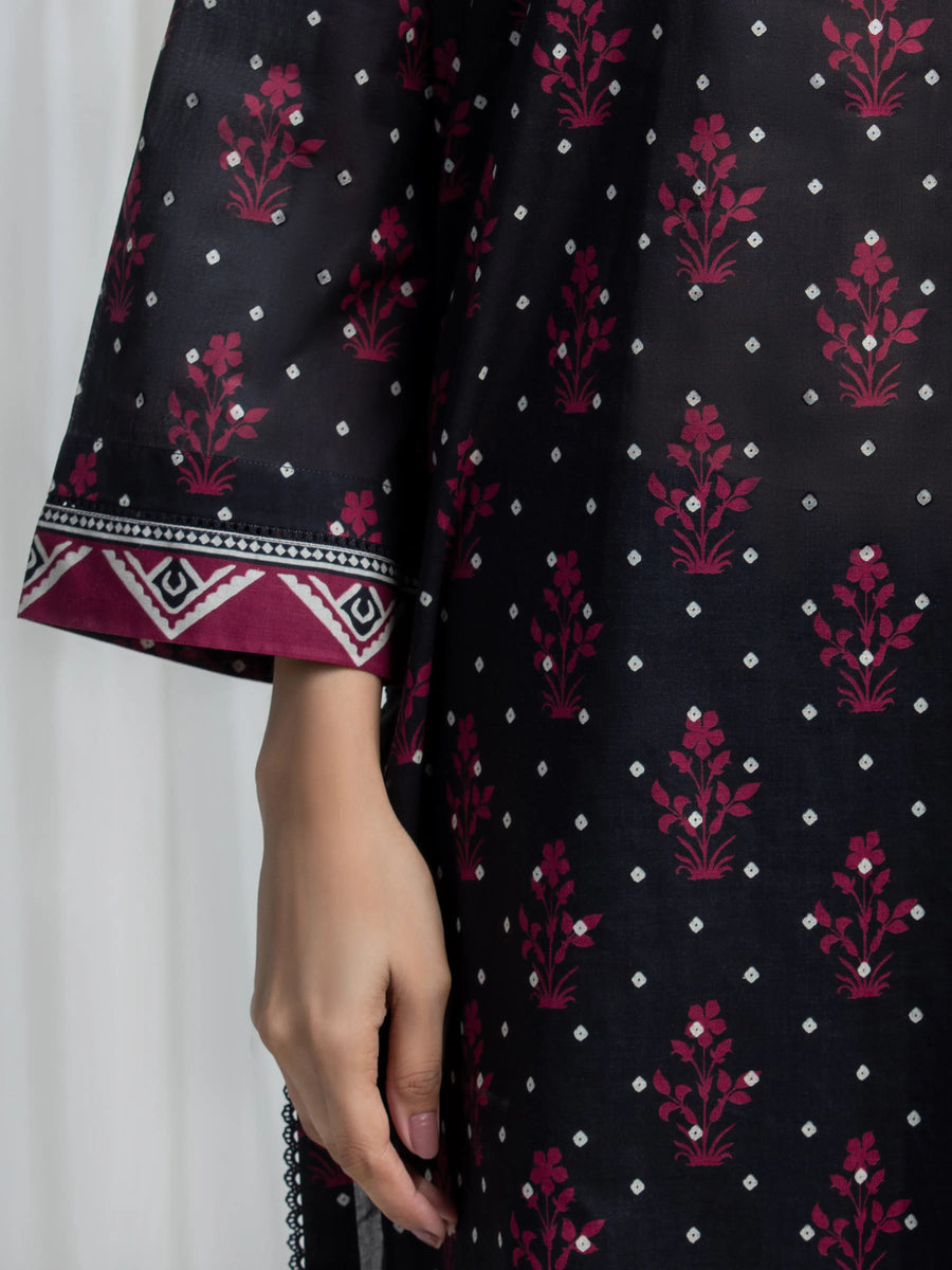 edenrobe Allure Lawn Unstitched Printed 3Pc Suit EWU6A1-36844