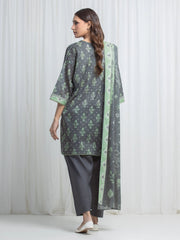 edenrobe Allure Lawn Unstitched Printed 3Pc Suit EWU6A1-36845
