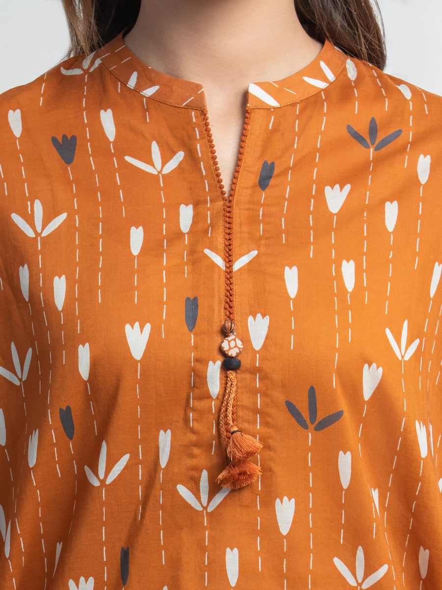 edenrobe Allure Lawn Unstitched Printed 3Pc Suit EWU6A1-36851
