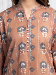 edenrobe Allure Lawn Unstitched Printed 3Pc Suit EWU6A1-36852