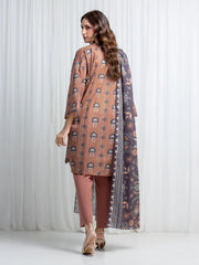 edenrobe Allure Lawn Unstitched Printed 3Pc Suit EWU6A1-36852