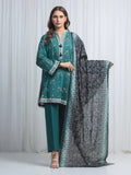 edenrobe Allure Lawn Unstitched Printed 3Pc Suit EWU6A1-36859