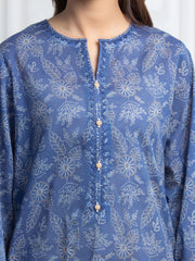 edenrobe Allure Lawn Unstitched Printed 3Pc Suit EWU6A1-36862