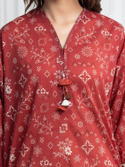 edenrobe Allure Lawn Unstitched Printed 3Pc Suit EWU6A1-36863