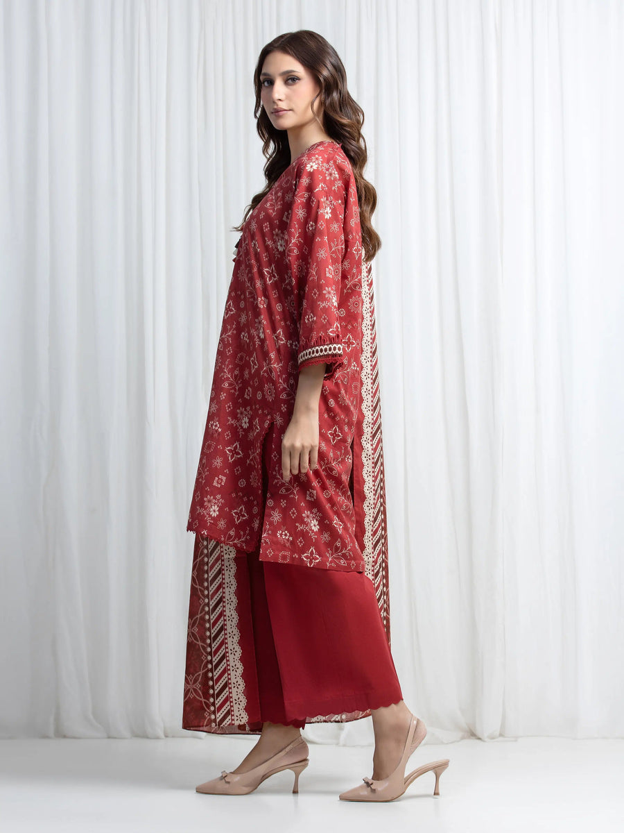 edenrobe Allure Lawn Unstitched Printed 3Pc Suit EWU6A1-36863