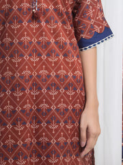 edenrobe Allure Lawn Unstitched Printed 3Pc Suit EWU6A1-36864