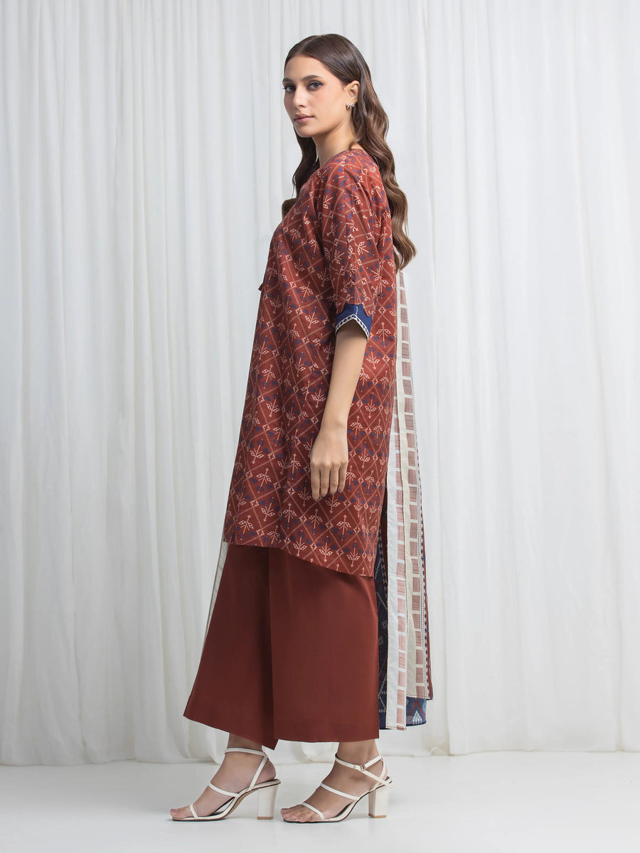 edenrobe Allure Lawn Unstitched Printed 3Pc Suit EWU6A1-36864