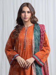 edenrobe Allure Lawn Unstitched Printed 3Pc Suit EWU6A1-36868