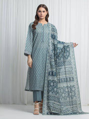 edenrobe Allure Lawn Unstitched Printed 3Pc Suit EWU6A1-36869