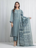 edenrobe Allure Lawn Unstitched Printed 3Pc Suit EWU6A1-36869