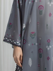 edenrobe Allure Lawn Unstitched Printed 3Pc Suit EWU6A1-36880
