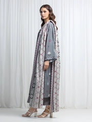 edenrobe Allure Lawn Unstitched Printed 3Pc Suit EWU6A1-36880