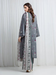 edenrobe Allure Lawn Unstitched Printed 3Pc Suit EWU6A1-36880