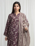 edenrobe Allure Unstitched Printed Khaddar 3Pc Suit EWU6A3-37001