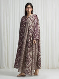 edenrobe Allure Unstitched Printed Khaddar 3Pc Suit EWU6A3-37001